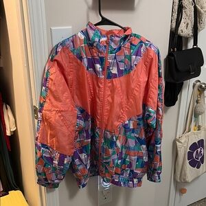 Colorful Geometric Women's Ski Jacket